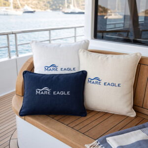 Signature Yacht Name Cushion