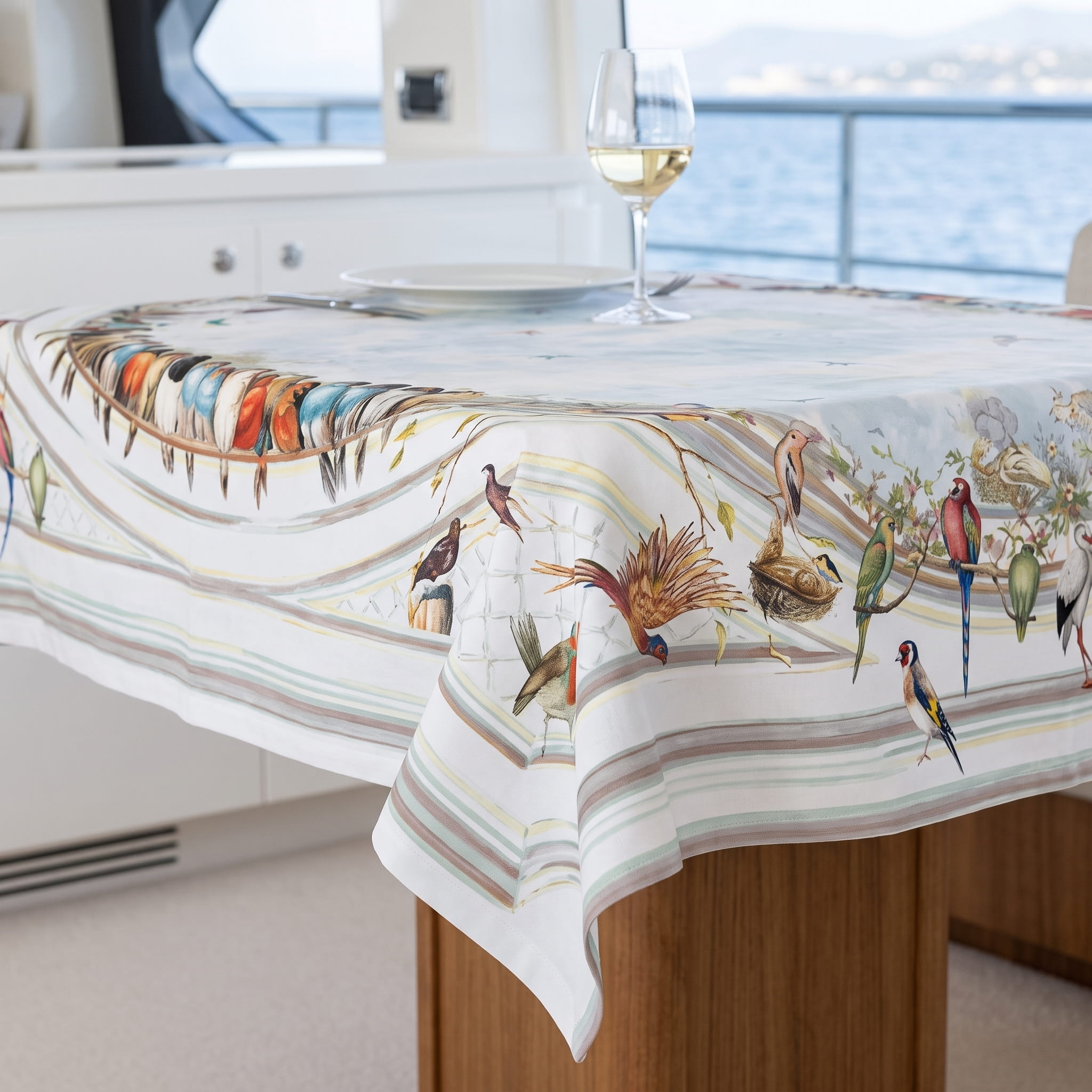 Avian Frame Tablecloth