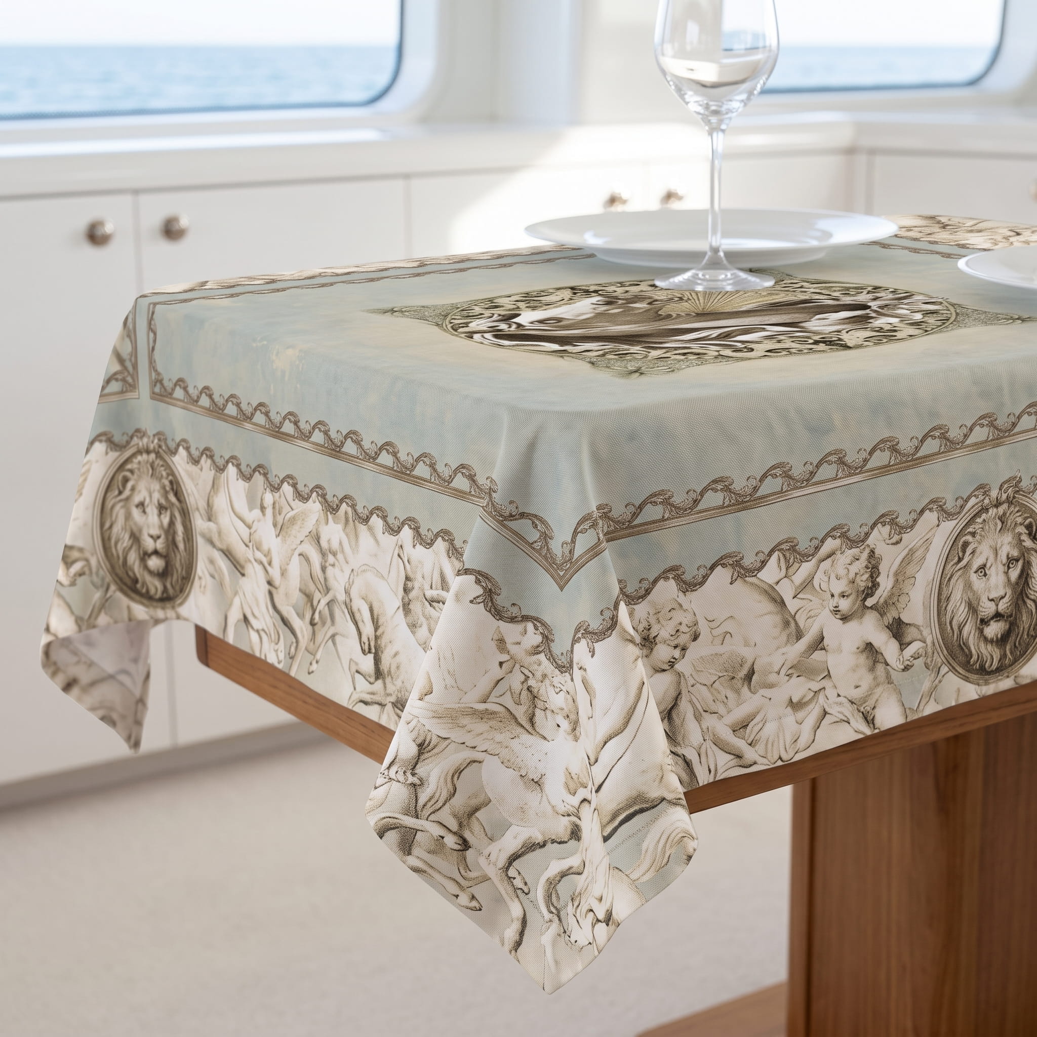 Classical Equestrian Tablecloth