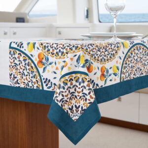 Amalfi Lemon Mandala Tablecloth