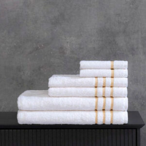 Gold Border Towel