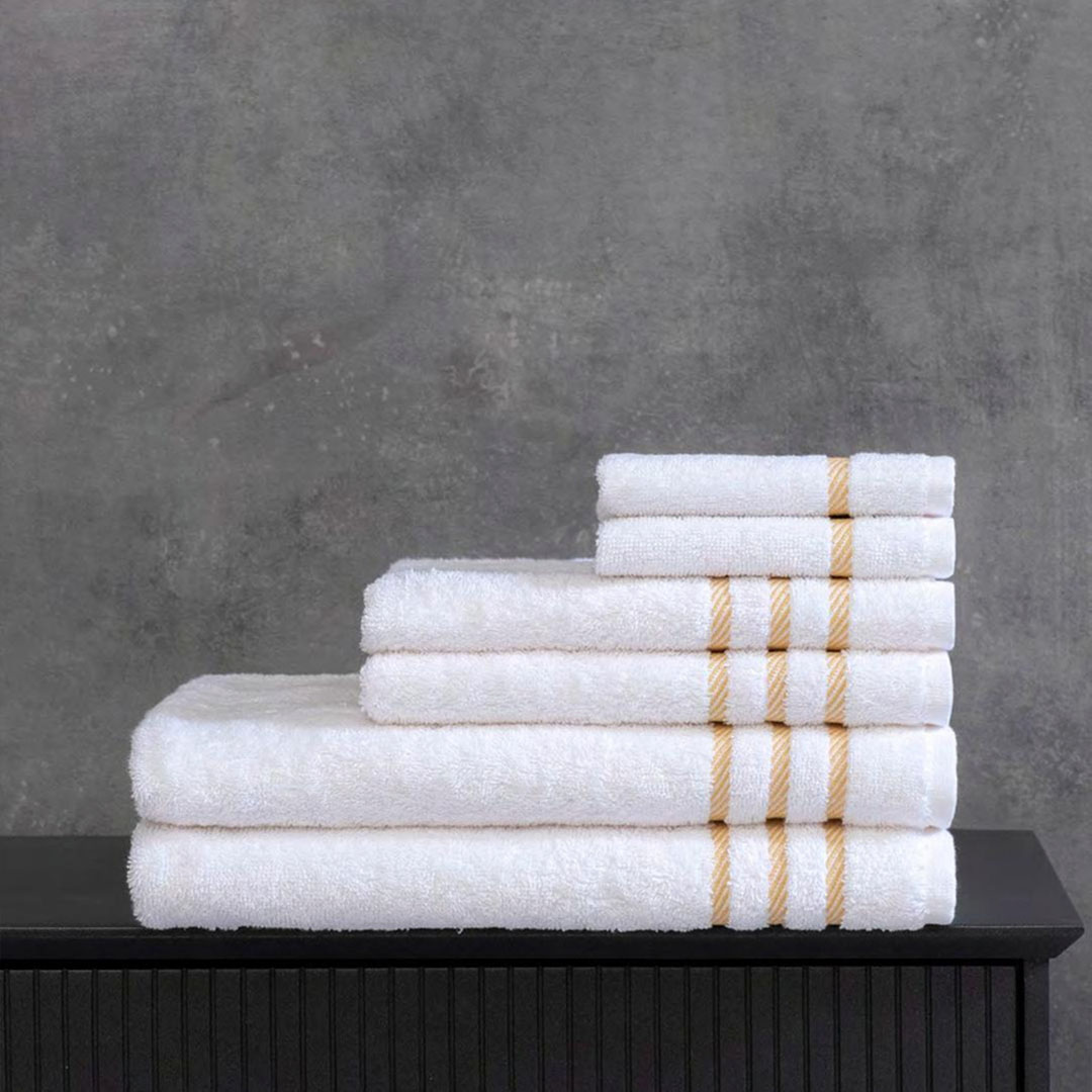 Gold Border Towel